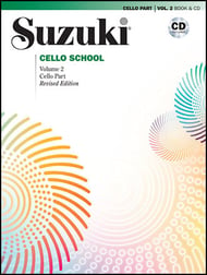 Suzuki Cello School #2 Cello BK/CD Revised cover